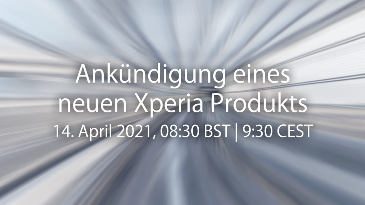 Sony Launch Event am 14. April