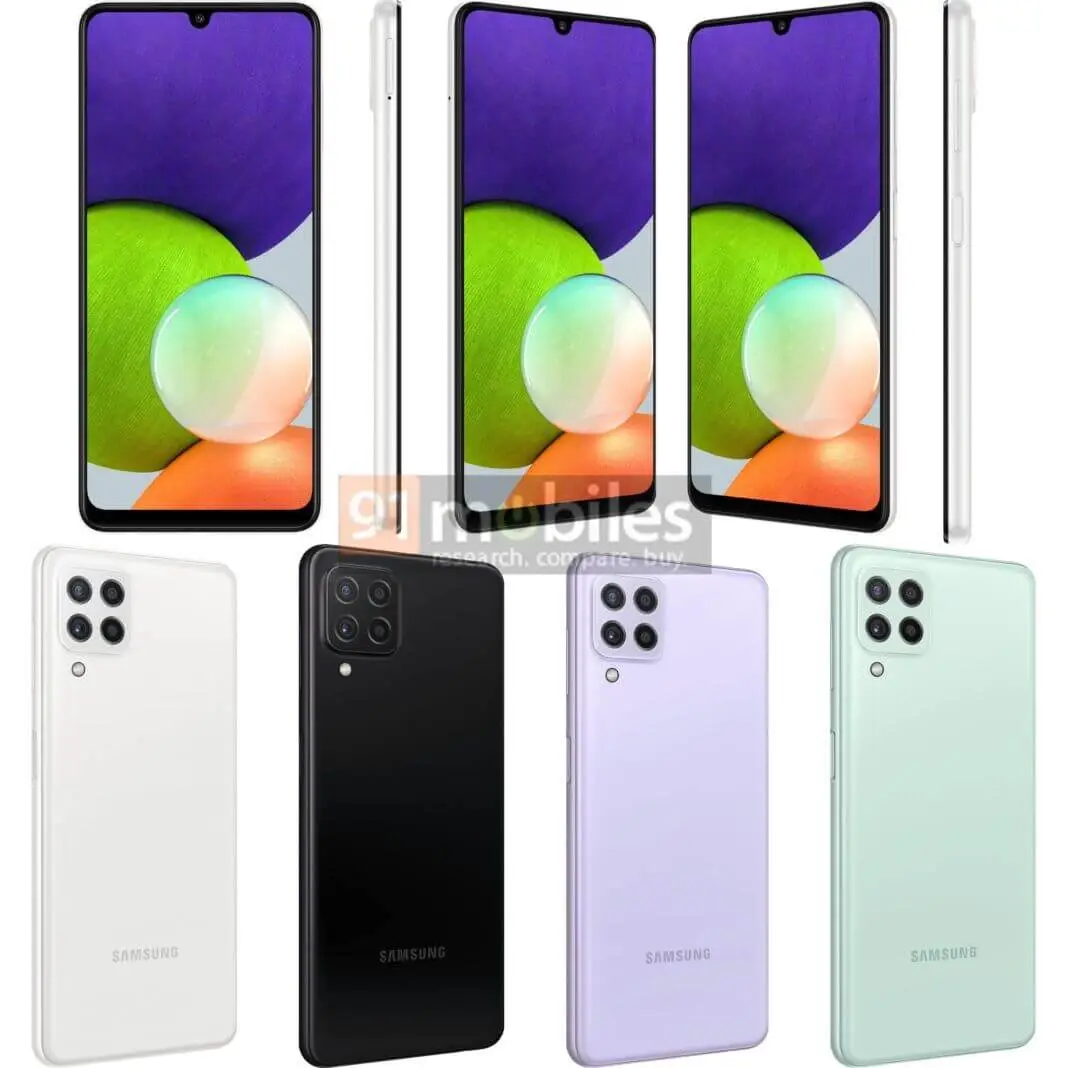 Samsung Galaxy A22 4G Render Samsung Galaxy A22 4G Render