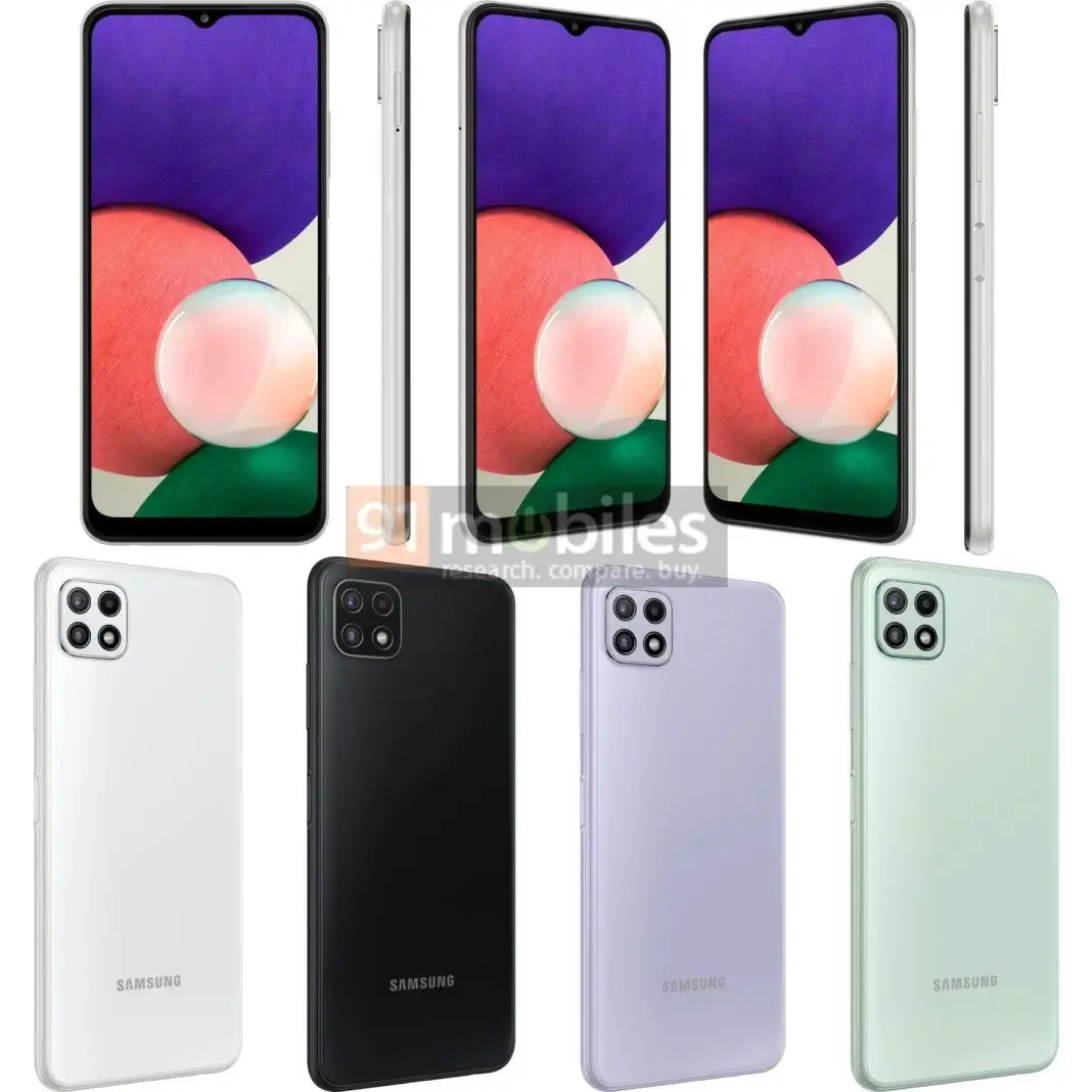 Samsung Galaxy A22 5G Render Samsung Galaxy A22 5G Render