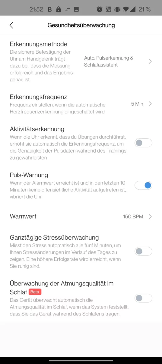 Zepp App Screenshot Zepp App Screenshot