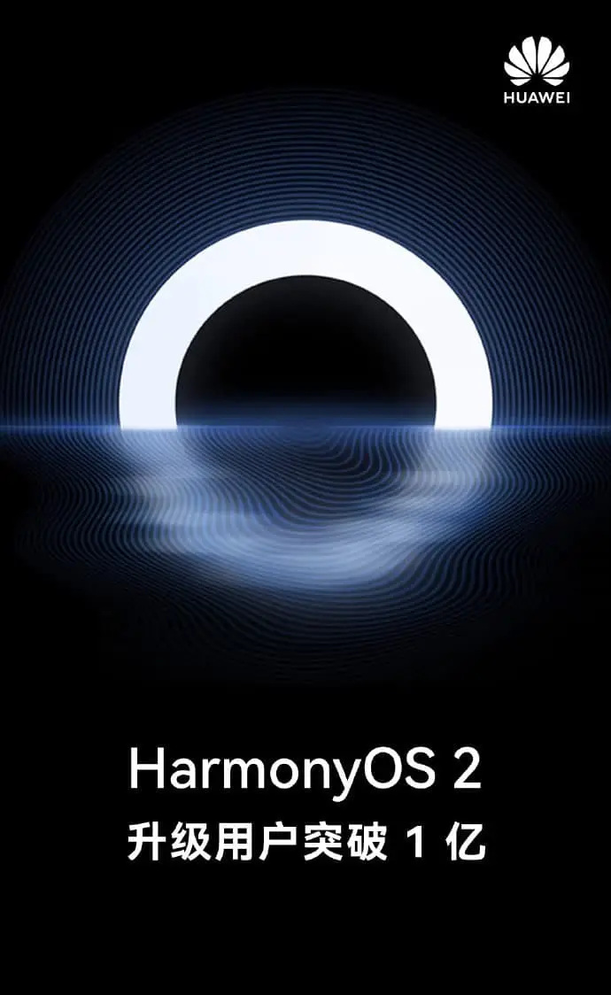 HarmonyOS 2.0 100 Million Installation