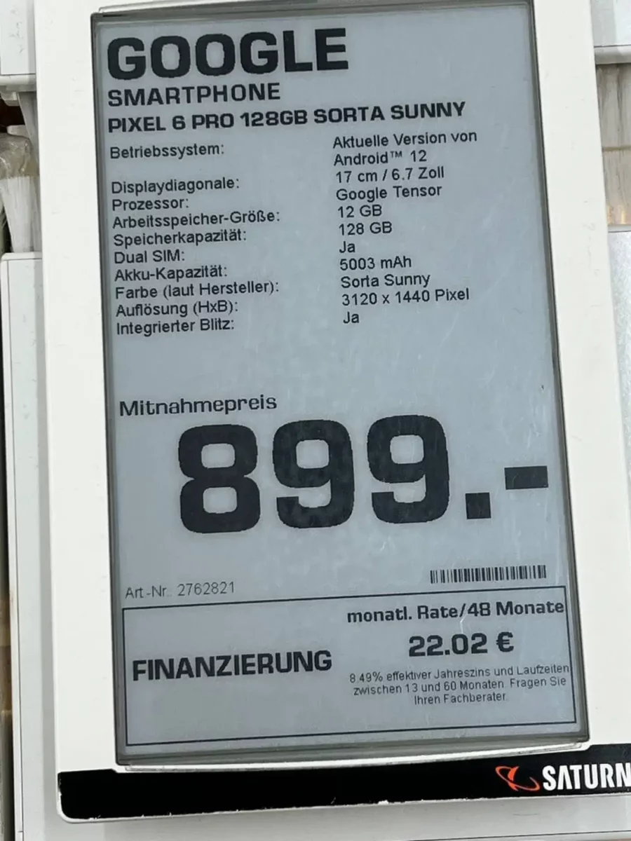 Google Pixel 6 Pro Preis Saturn Google Pixel 6 Pro Preis Saturn