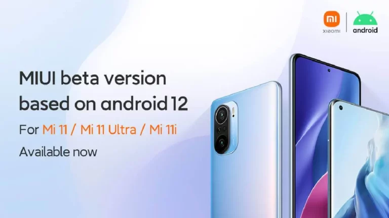 Xiaomi Android 12 Beta