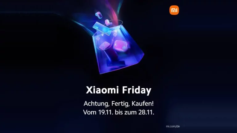 Black Friday bei Xiaomi: Neue Rabattaktionen am Freitag