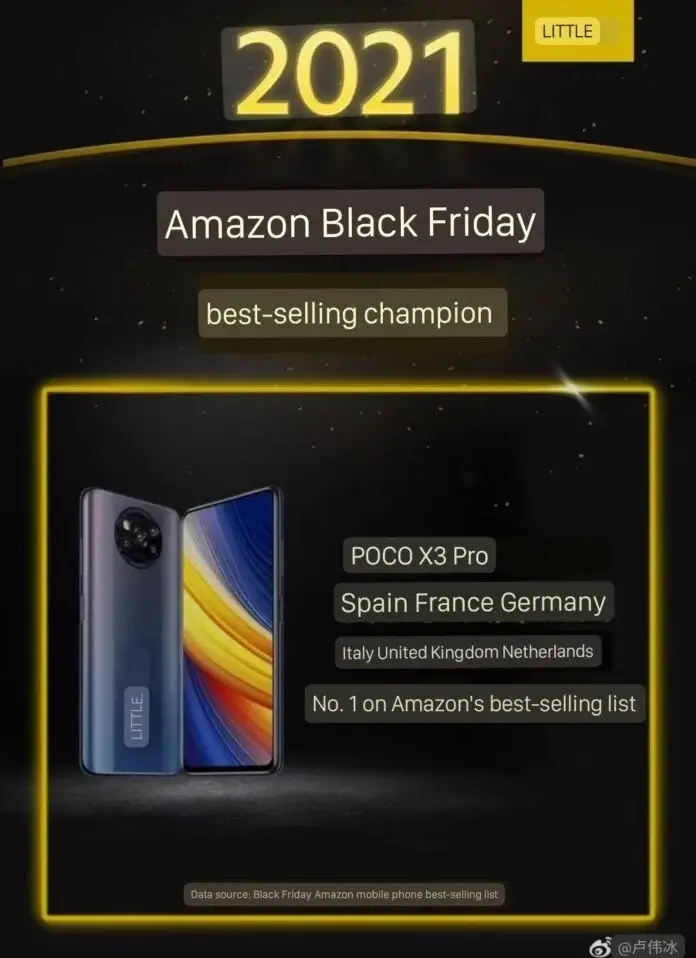 Poco X3 Pro Amazon Black Friday 2021