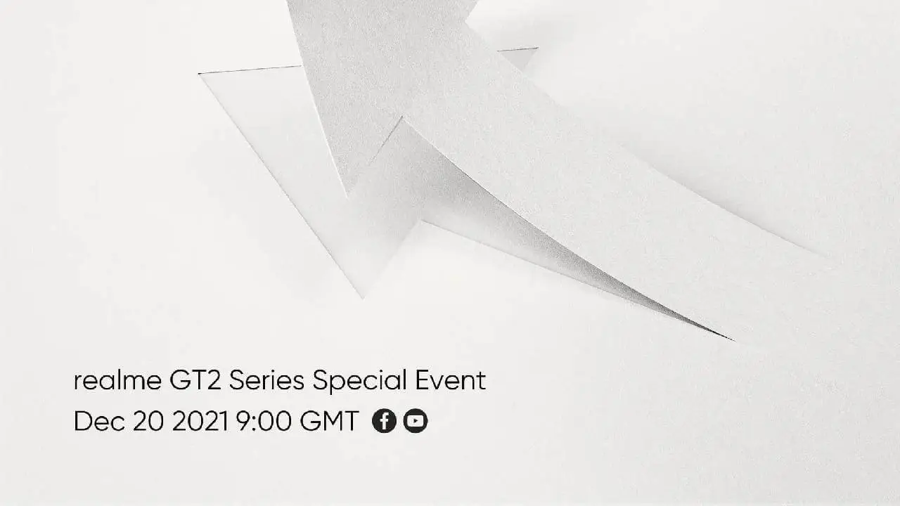 Realme GT 2-Series December 20 Event Header