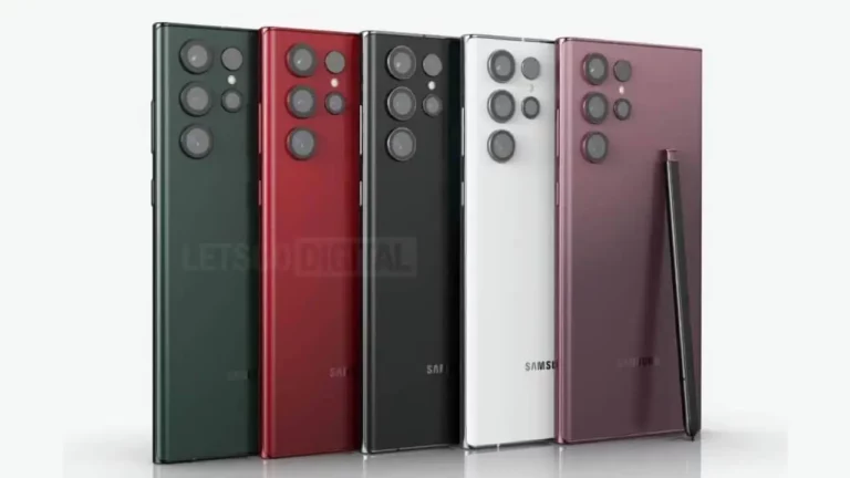 Samsung Galaxy S22 Ultra soll in diesen 5 Farben erscheinen