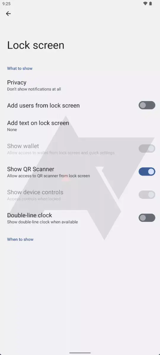 Android 13 QR-Code Lock-Screen-Setting