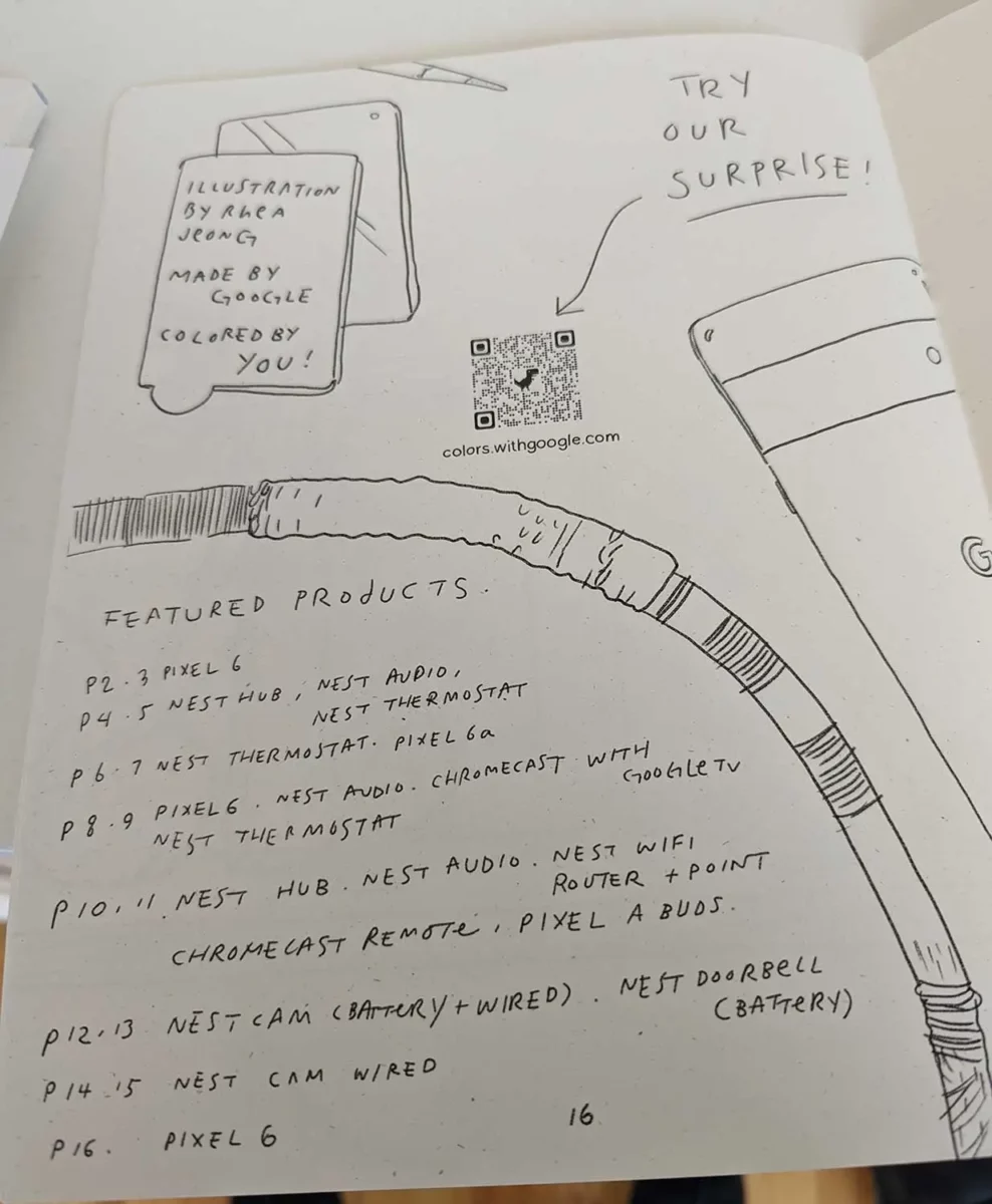 Google Pixel 6a Coloring Book Google Pixel 6a Coloring Book