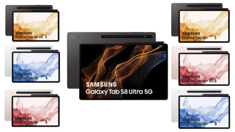 Samsung Galaxy Tab S8, Tab S8+ und Tab S8 Ultra auf Amazon enthüllt