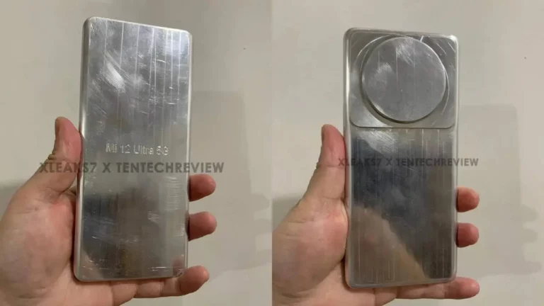 Xiaomi 12 Ultra: Aluminium-Dummy soll Design verraten