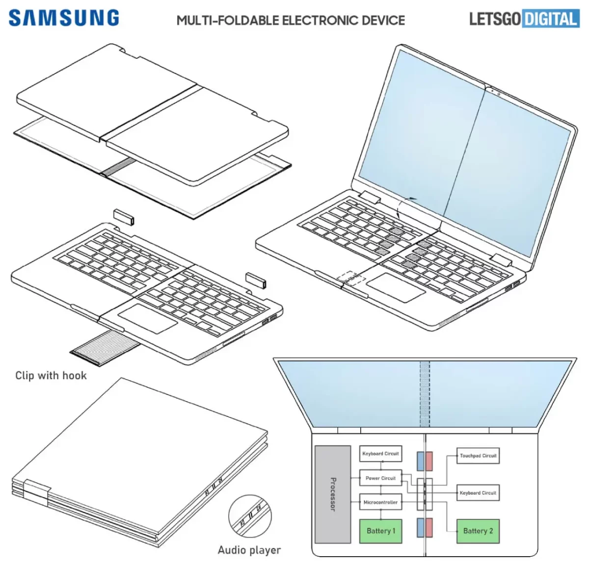 Samsung multi-opvouwbare Laptop