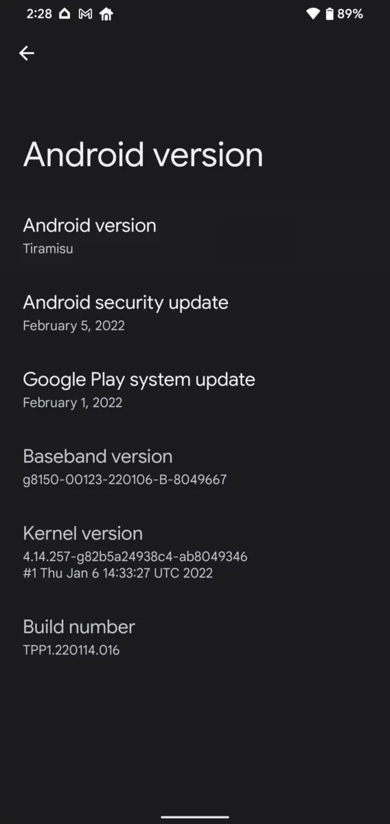 Android 13 Tiramisu Android 13 Tiramisu