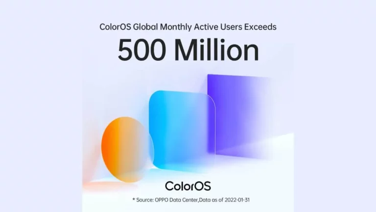 Oppo’s ColorOS hat weltweit über 500 Millionen monatlich aktive Nutzer