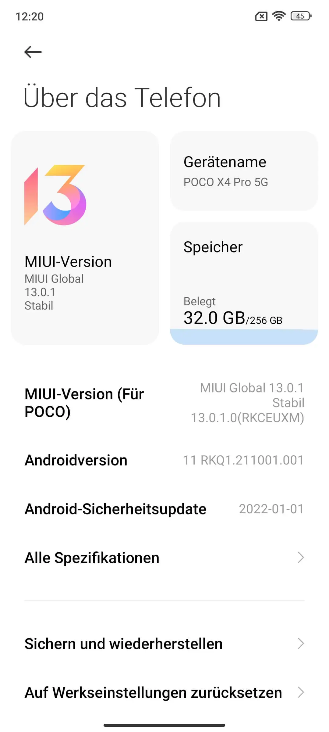 Poco X4 Pro 5G Screenshot