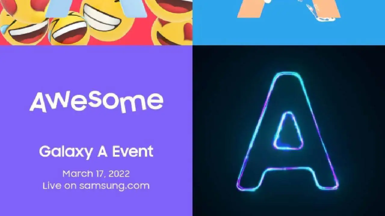 Samsung Awesome Galaxy A Event 2022 Header