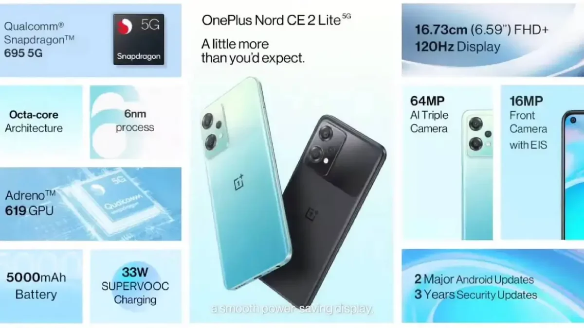 OnePlus Nord CE 2 Lite 5G Spezifikationen OnePlus Nord CE 2 Lite 5G Spezifikationen