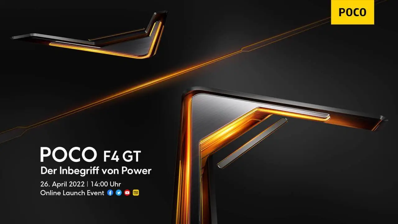 Poco F4 GT Teaser