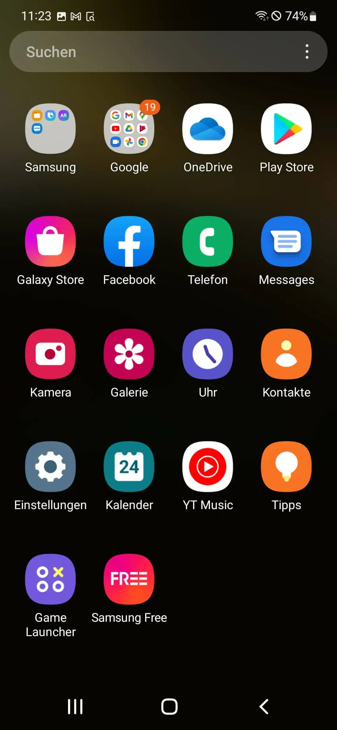 Samsung Galaxy S22 Screenshot