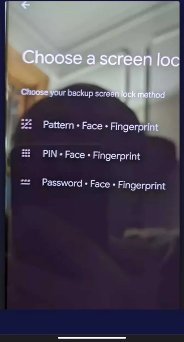 Face Unlock Option for Pixel 6