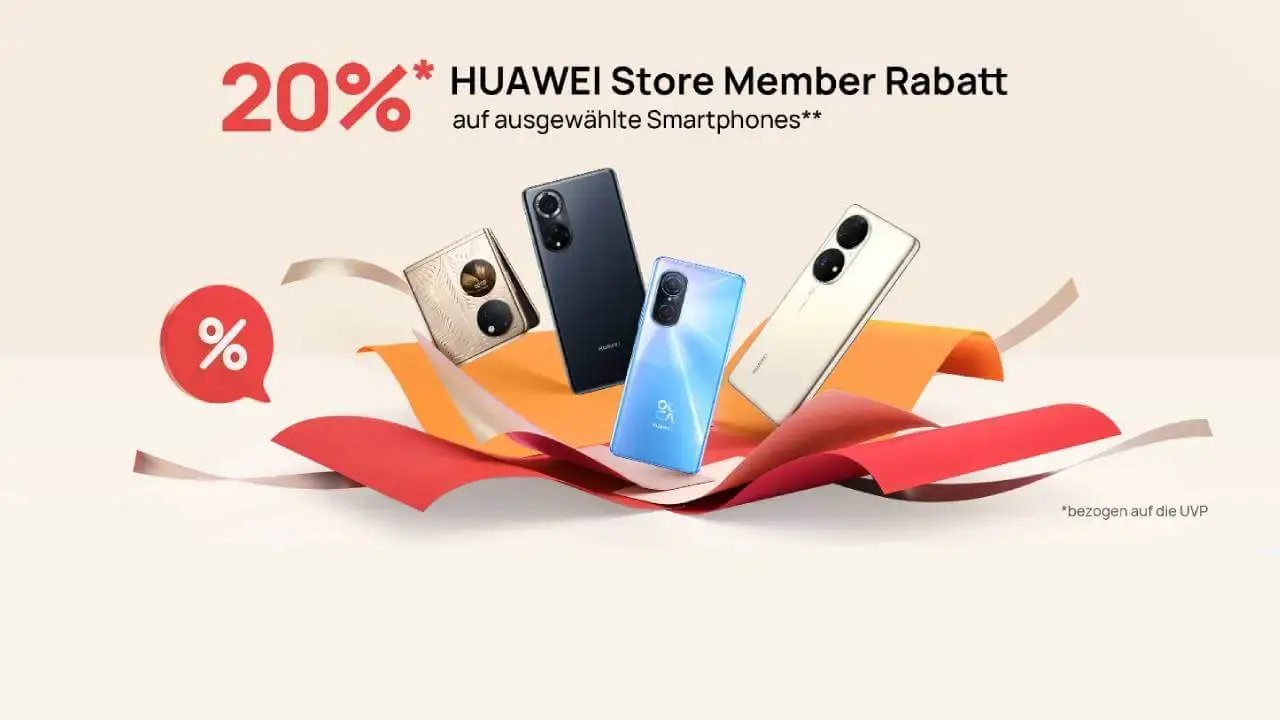 Huawei 20 Prozent Rabatt