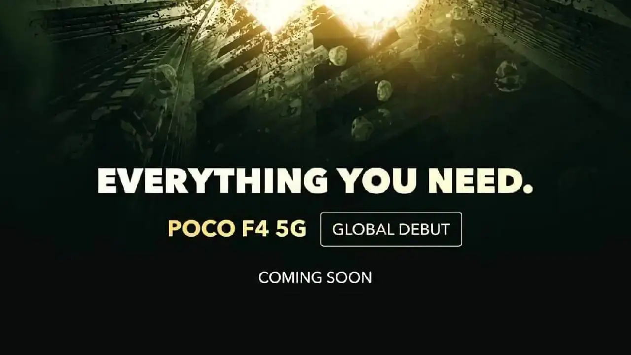 Poco F4 5G Teaser