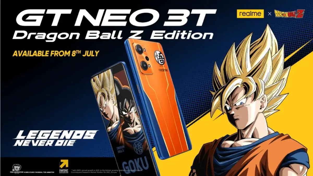 Realme GT Neo 3T Dragon Ball Z