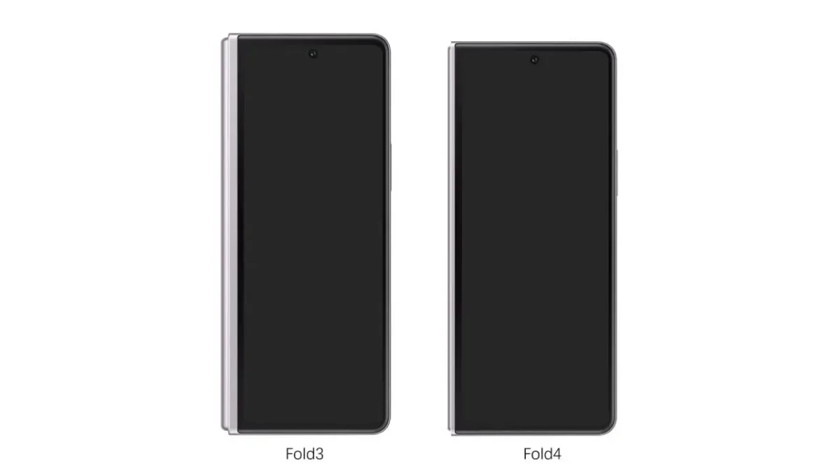 Samsung Galaxy Z Fold 3 vs. Samsung Galaxy Z Fold 4 Scharnier