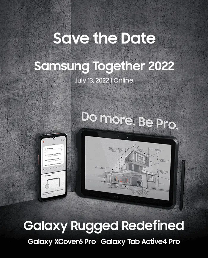 Samsung Galaxy XCover 6 Pro Einladung
