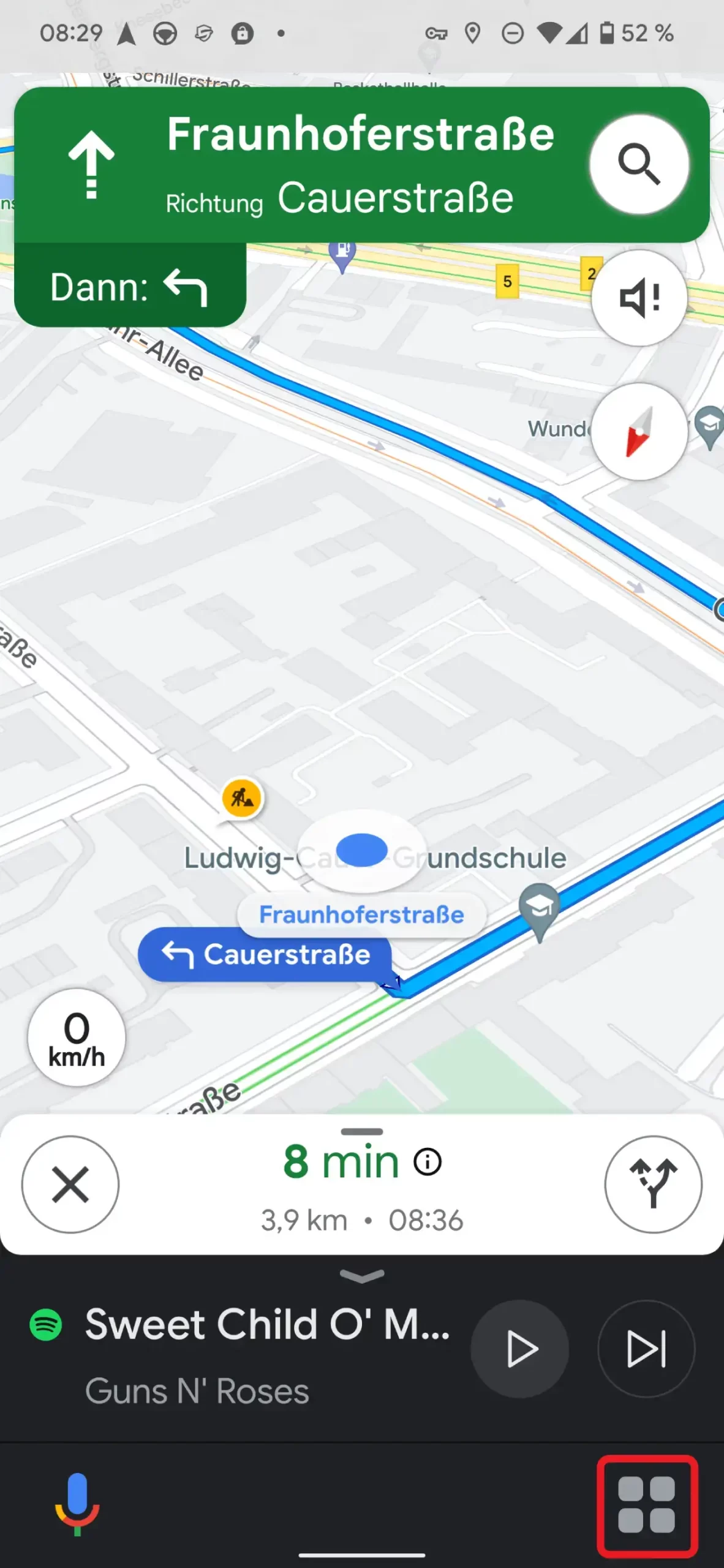 Google Assistant Driving Mode Screenshot