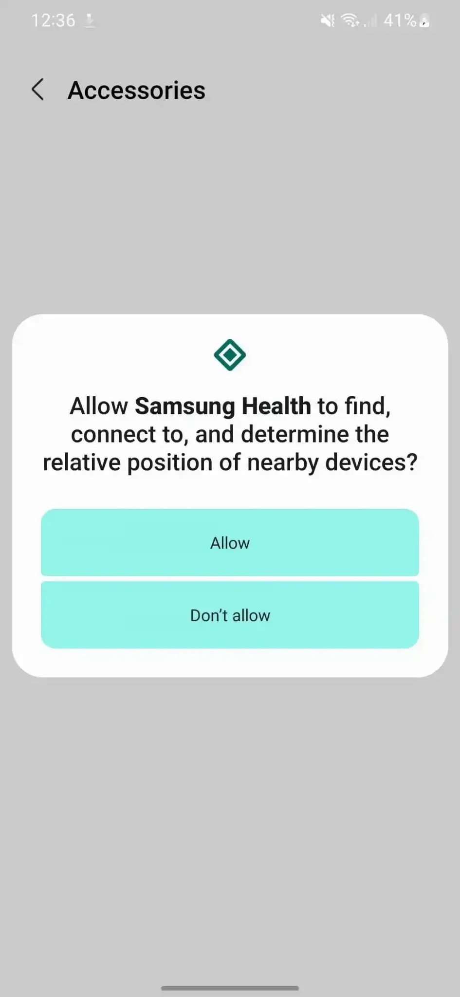 One UI 5 Permissions Samsung Health