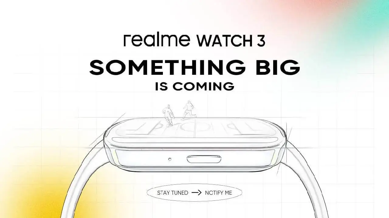 Realme Watch 3 Teaser