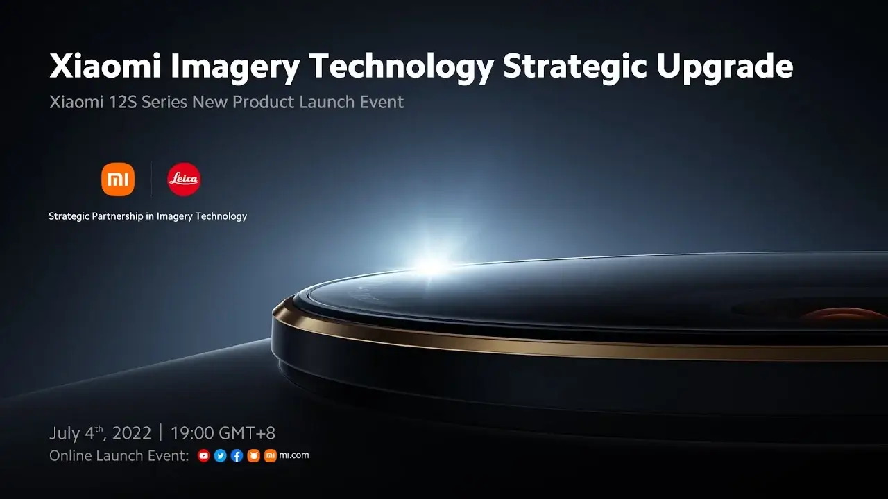 Xiaomi 12S Launch-Event Invite