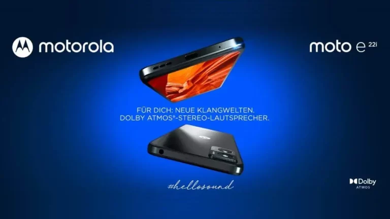 Motorola Moto E22i ab sofort in Deutschland erhältlich