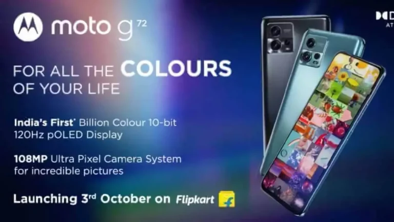 Motorola Moto G72 wird nächste Woche vorgestellt