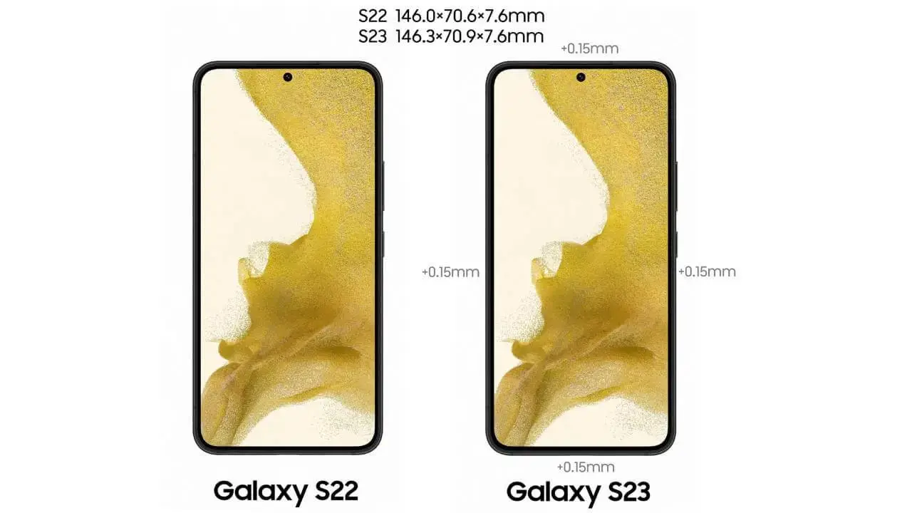 Samsung Galaxy S23 Bezels