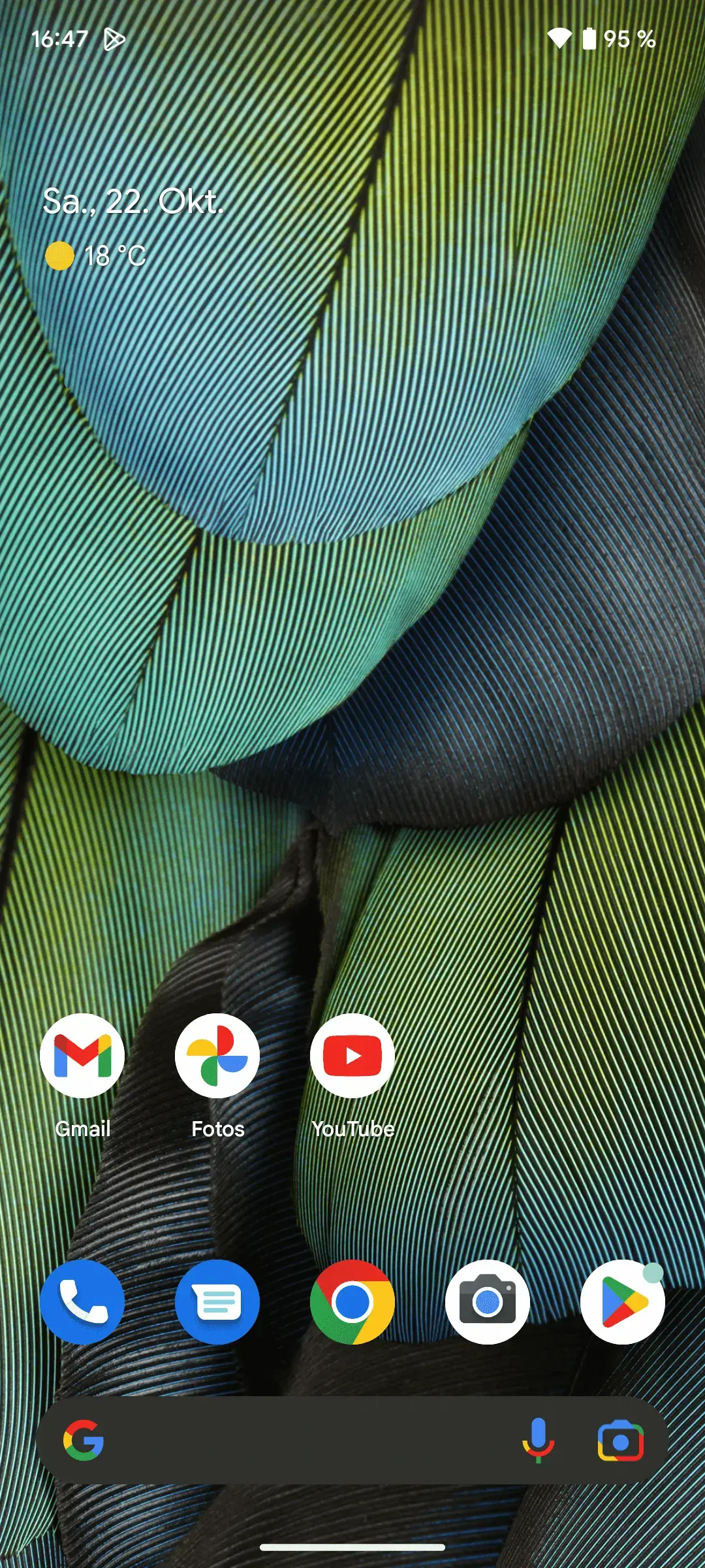 Google Pixel 7 Screenshot