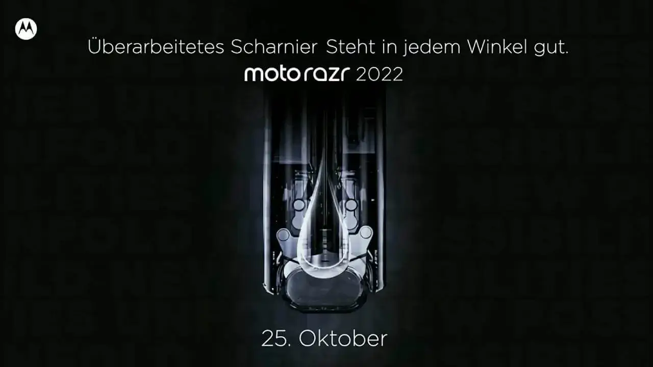 Motorola RAZR 2022 Deutschland-Release Teaser