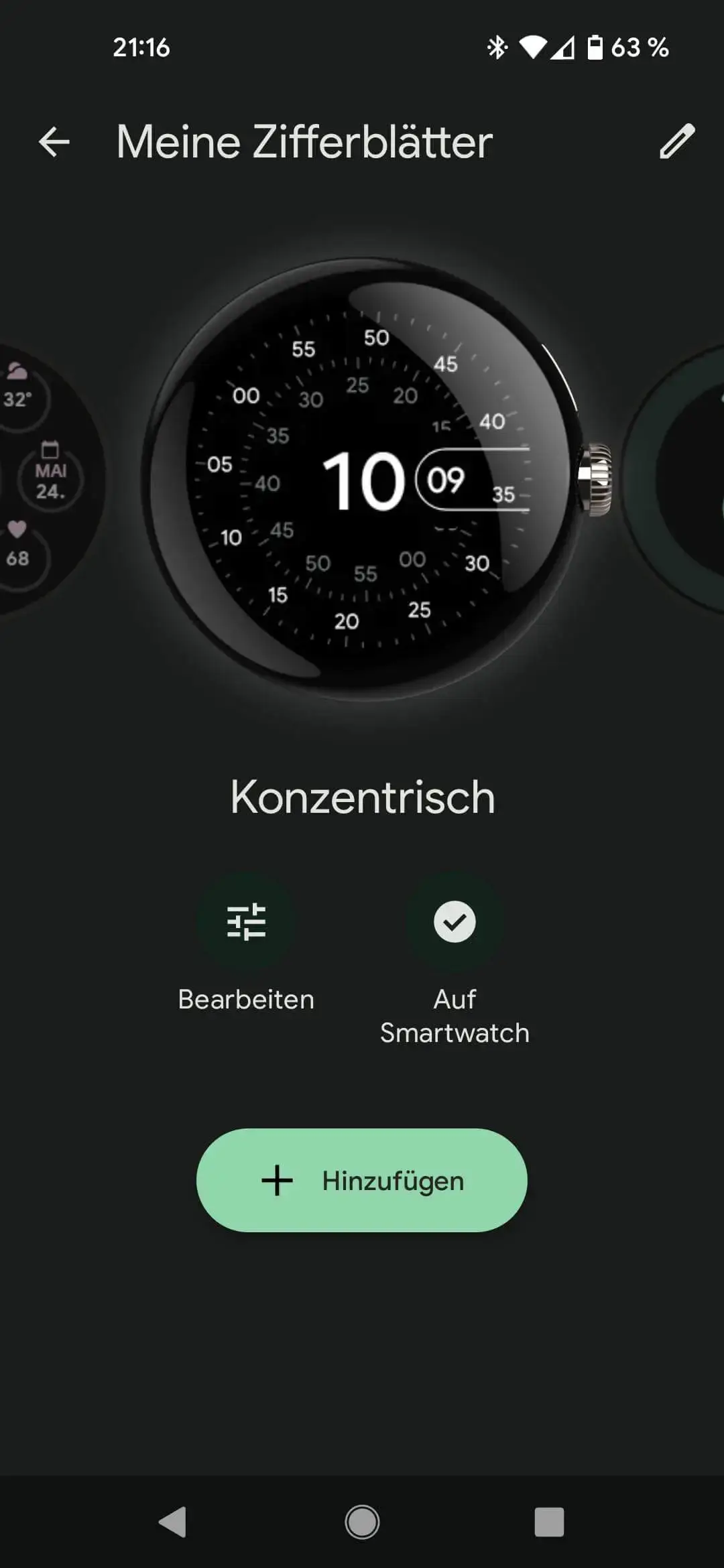 Pixel Watch App Screenshot
