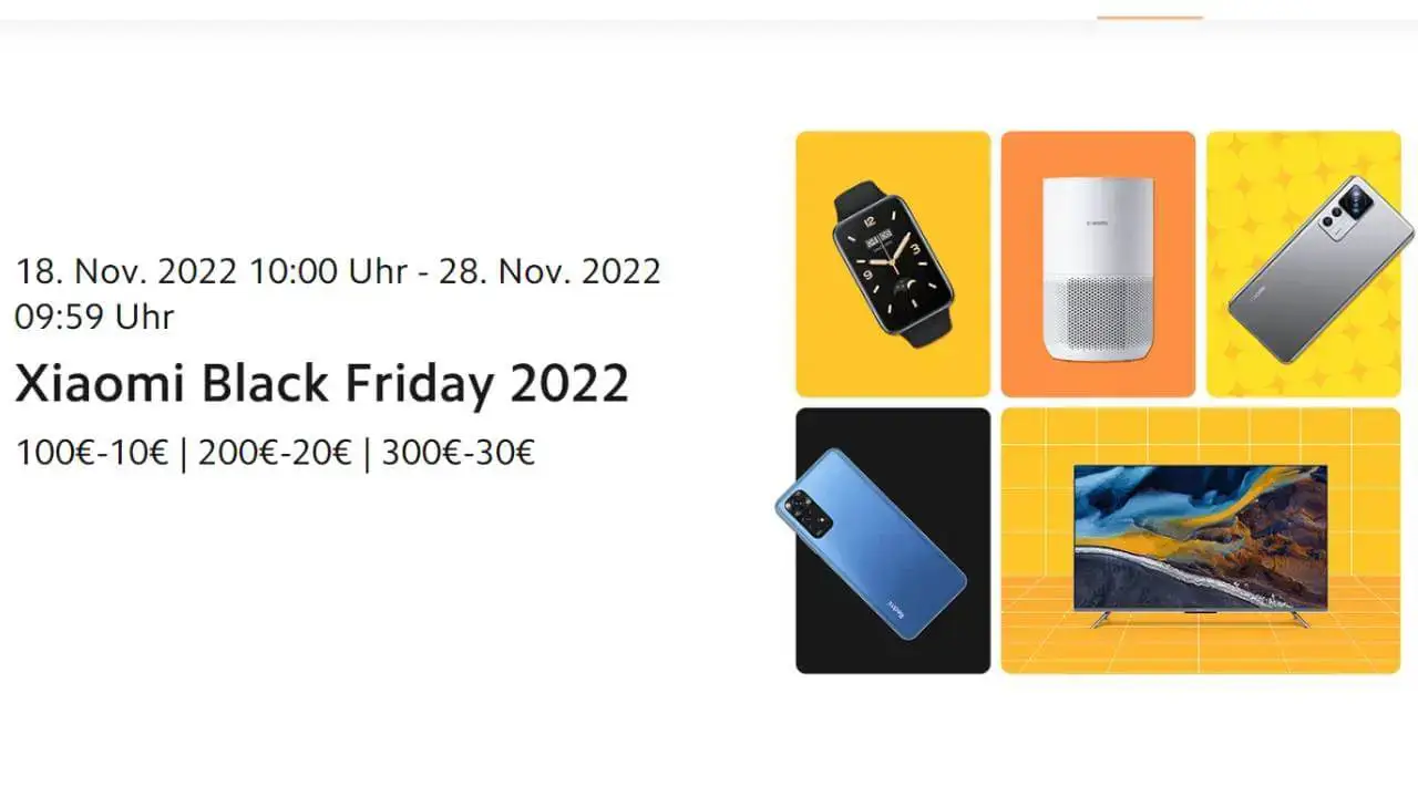 Xiaomi Black Friday Deals 2022