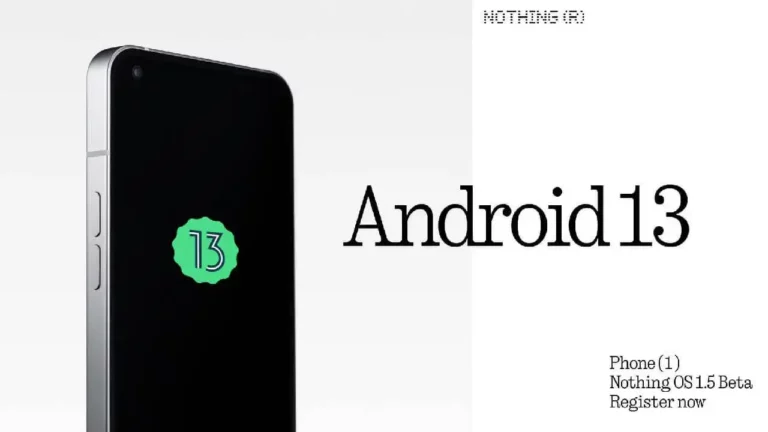 Nothing Phone (1): Android 13 Open Beta-Abmeldung möglich