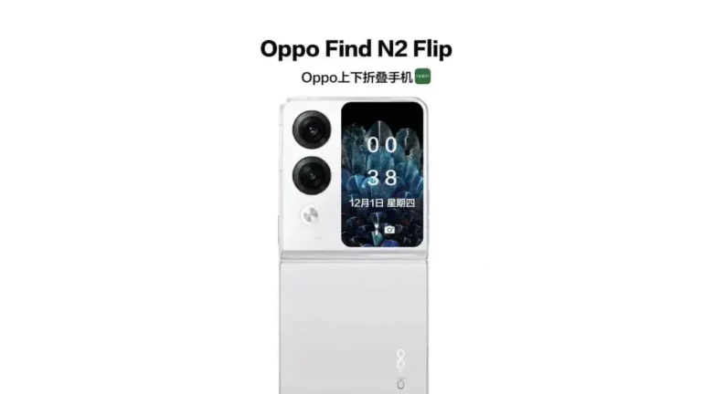 Oppo Find N2 Flip Frontseite geleakt