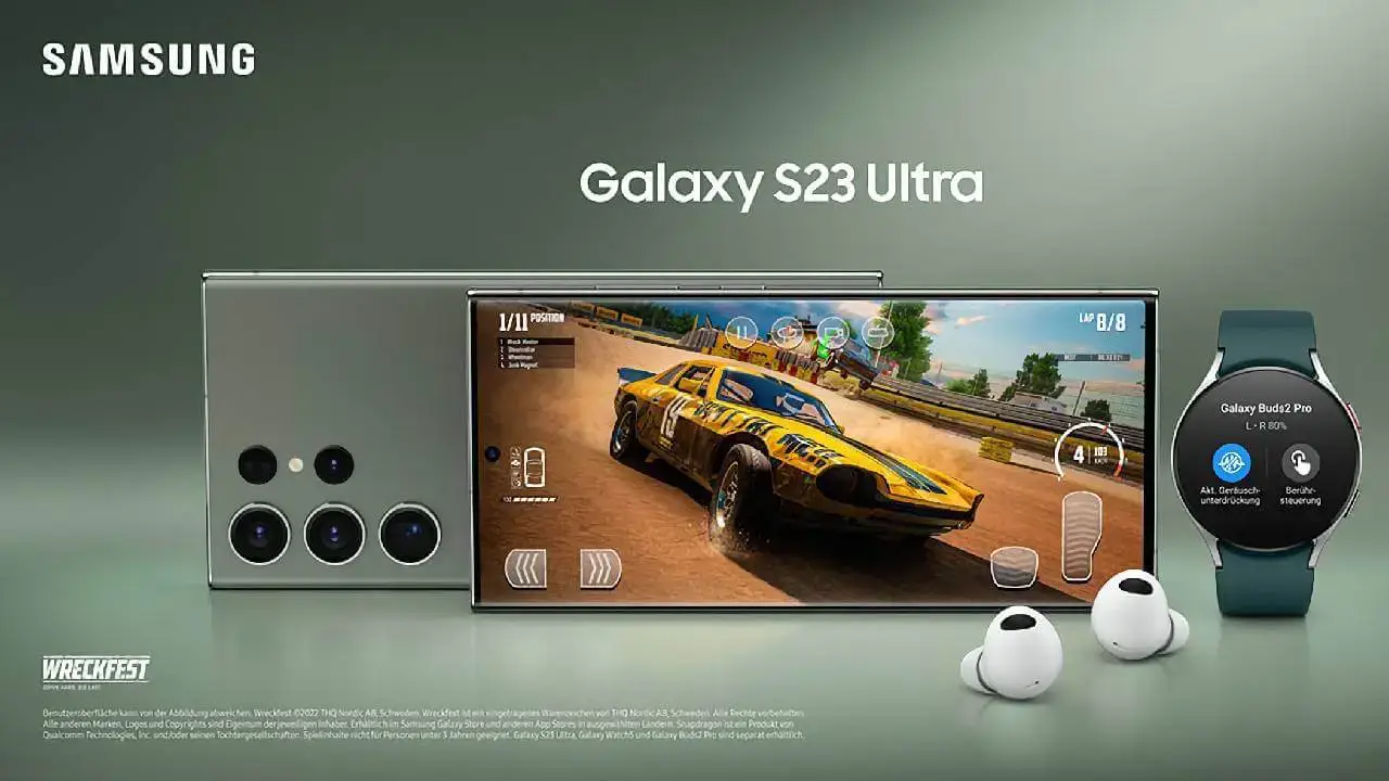 Samsung Galaxy S23 Ultra: 4K 60fps Kamera-Videos