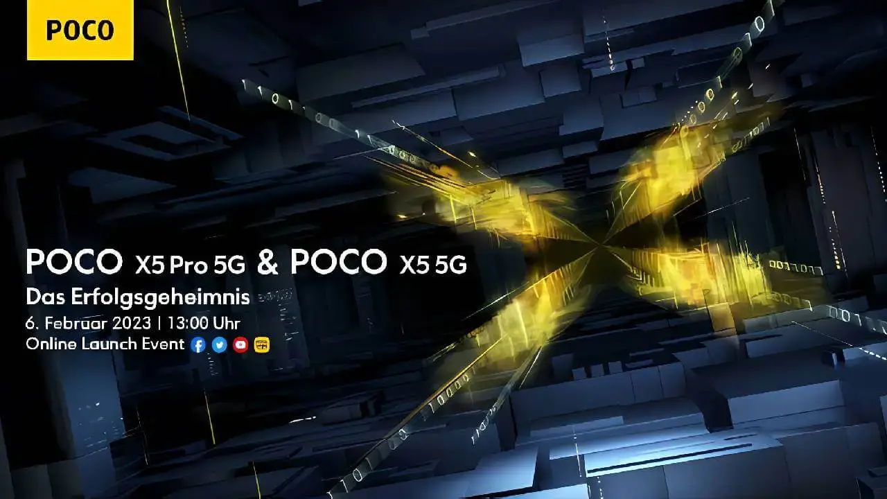 POCO X5 5G und POCO X5 PRO 5G Release Header