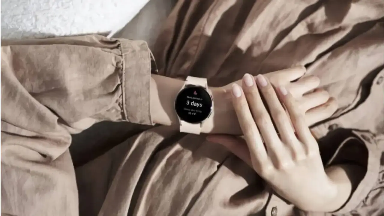 Samsung Galaxy Watch 5-Reihe temperaturbasiertes Zyklustracking