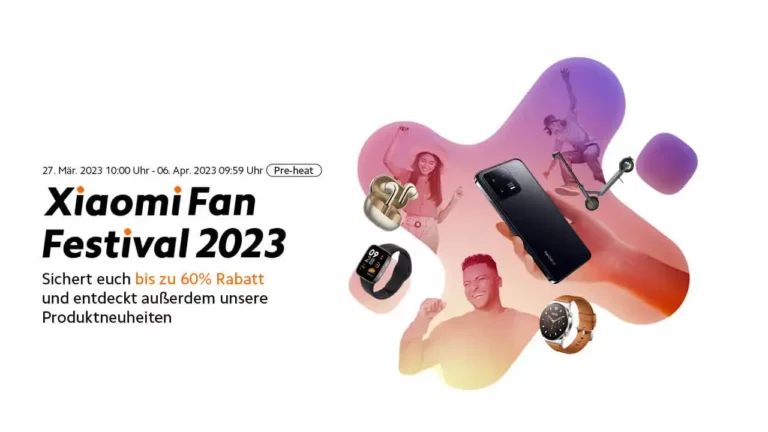 Xiaomi Fan Festival 2023 mit vielen spannenden Angeboten