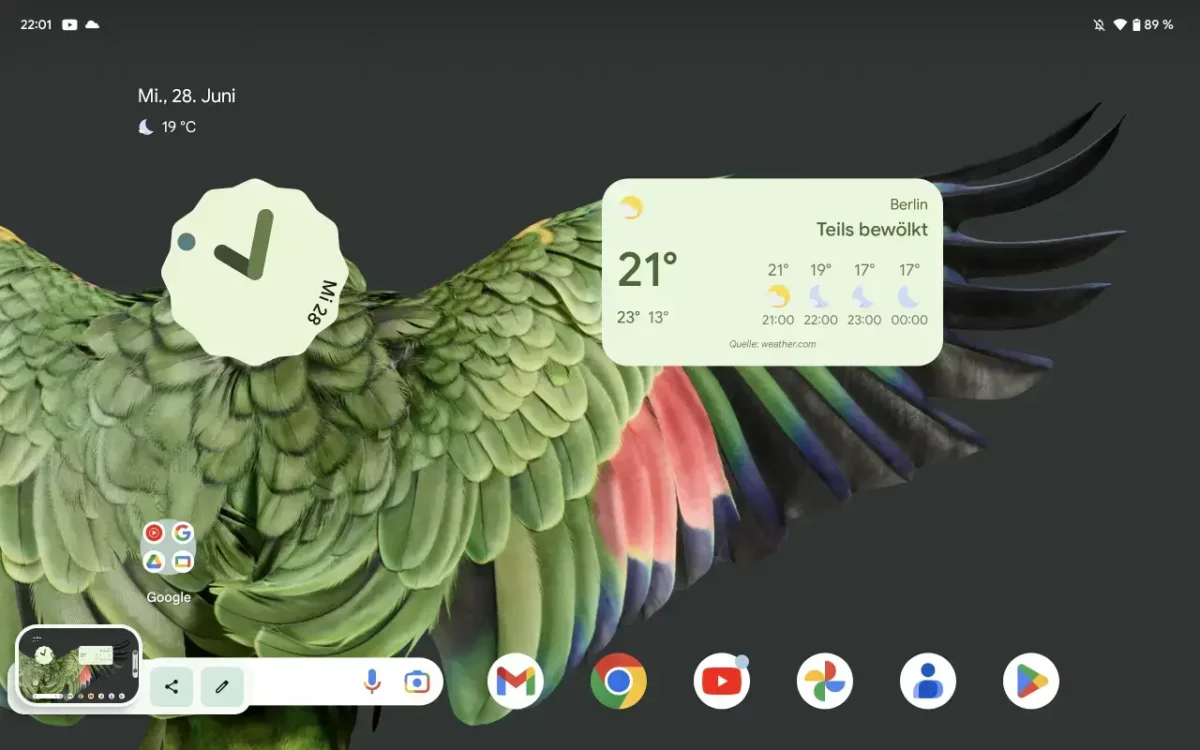 Google Pixel Tablet Screenshot