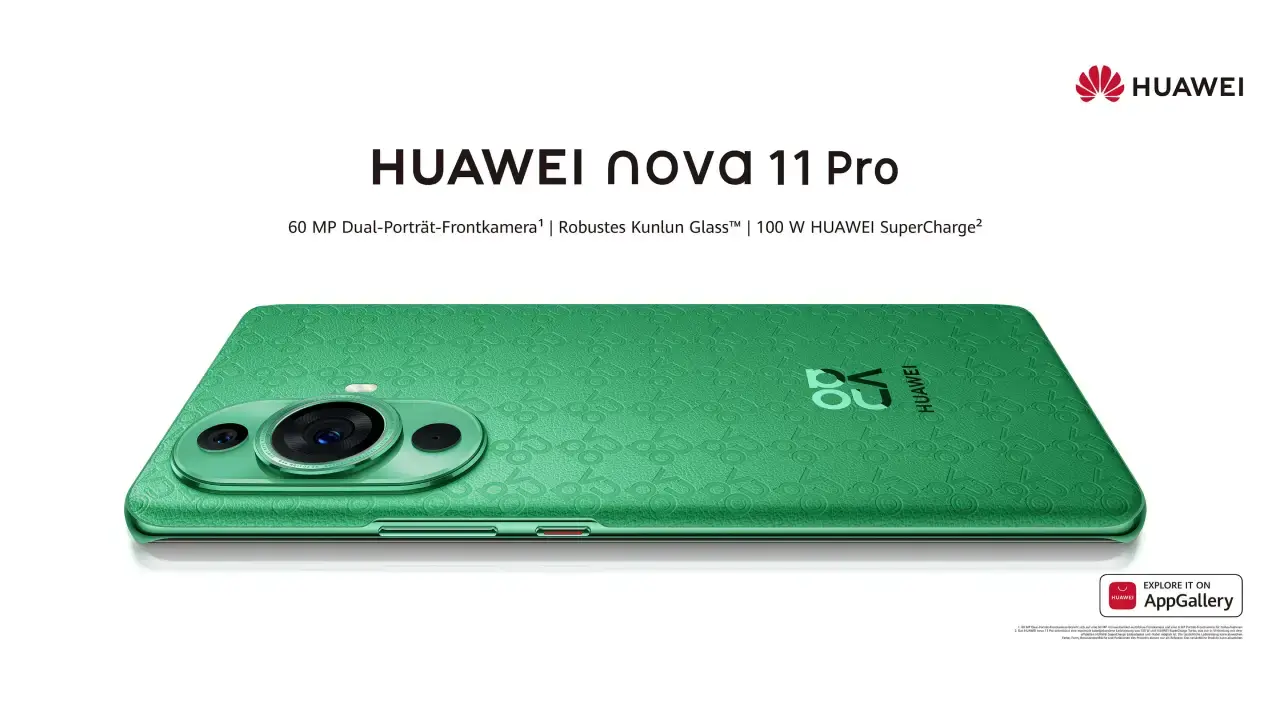 Huawei Nova 12-Serie mit 5G und neuem Kamerasystem