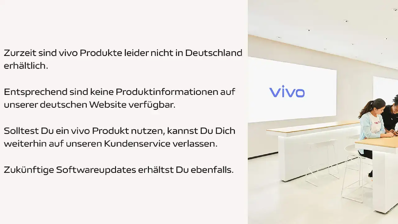 Vivo Stopp Smartphone Verkauf