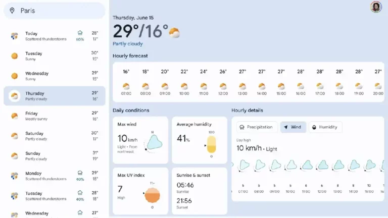 Google plant weitere Verbesserungen für die Wetter-App auf Android